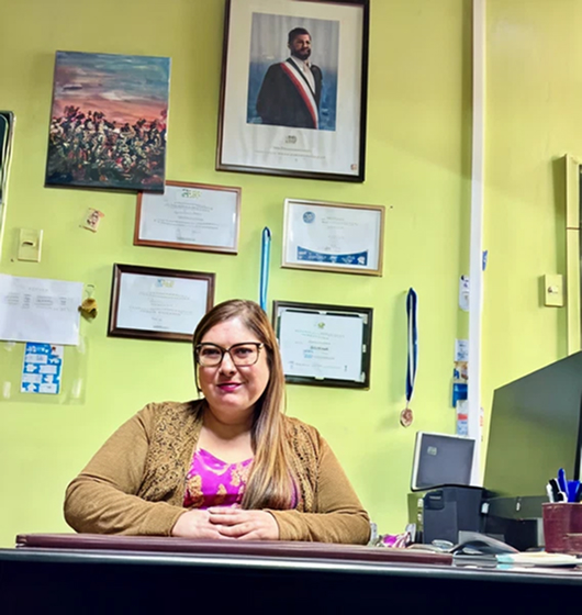 Directora del colegio